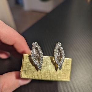 Jay Flex Sterling Twist on Two Fold Earrings